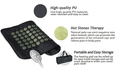 UTK Far Infrared Natural Jade Heating Pad – Large (24" x 70")