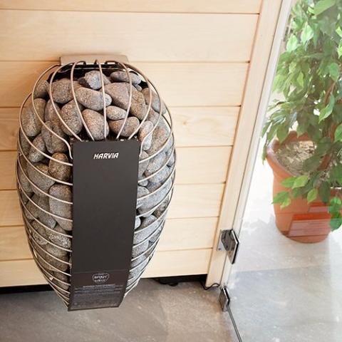 Harvia SP90 HSPE90U1MUL Spirit Series 9kW Black Sauna Heater, 240V 1PH, UL Listed