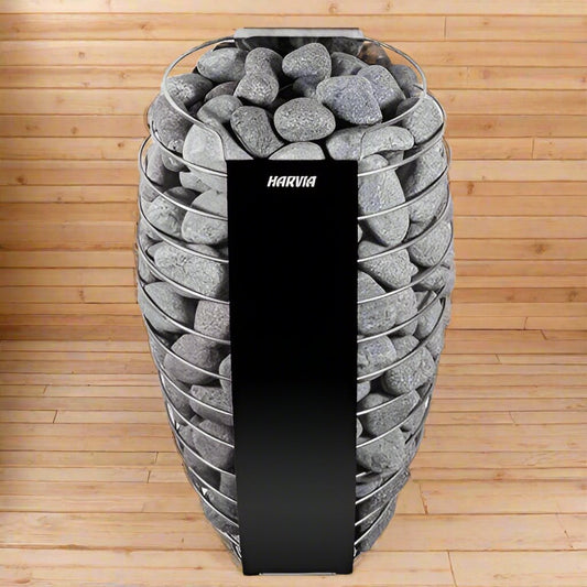 Harvia SP90 HSPE90U1MUL Spirit Series 9kW Black Sauna Heater, 240V 1PH, UL Listed