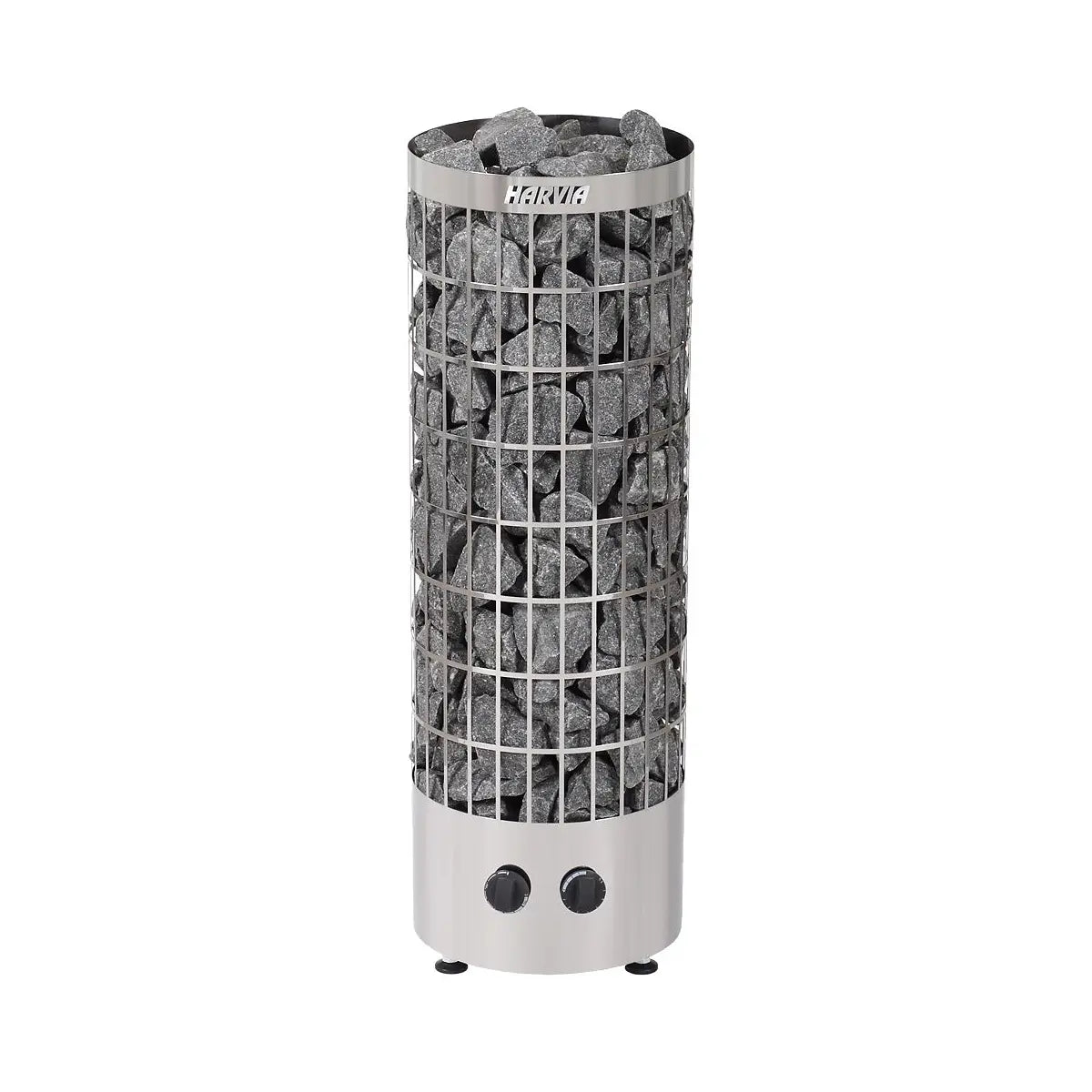 Harvia Cilindro PC90 9KW Floor-Standing Electric Sauna Heater with Built-In Controls