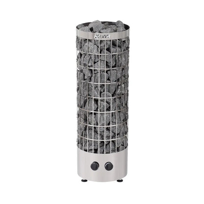 Harvia Cilindro PC90 9KW Floor-Standing Electric Sauna Heater with Built-In Controls