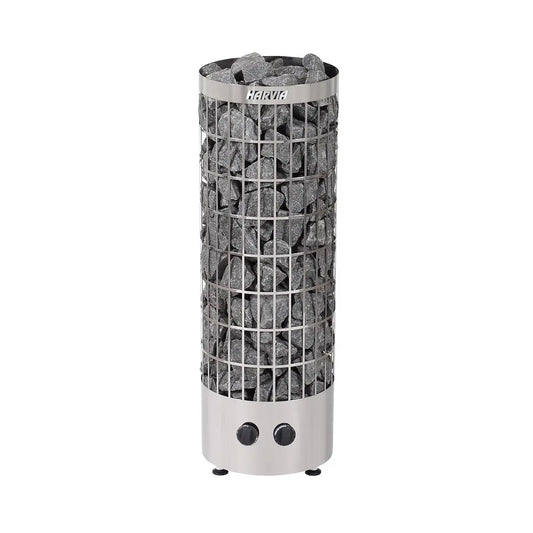 Harvia Cilindro PC90 9KW Floor-Standing Electric Sauna Heater with Built-In Controls