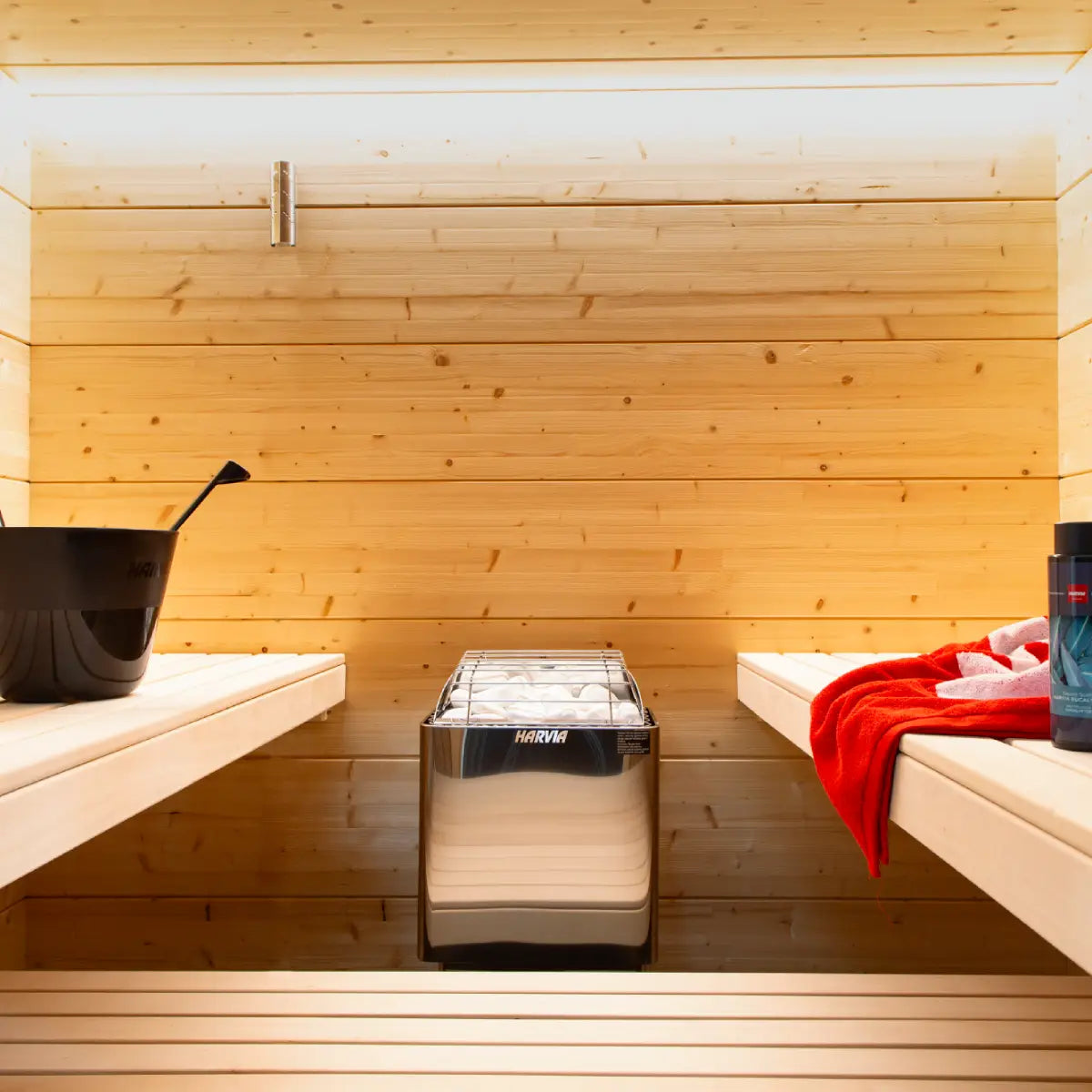 Harvia KIP60B 6KW Electric Sauna Heater with Built-In Controls