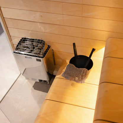 Harvia KIP60B 6KW Electric Sauna Heater with Built-In Controls
