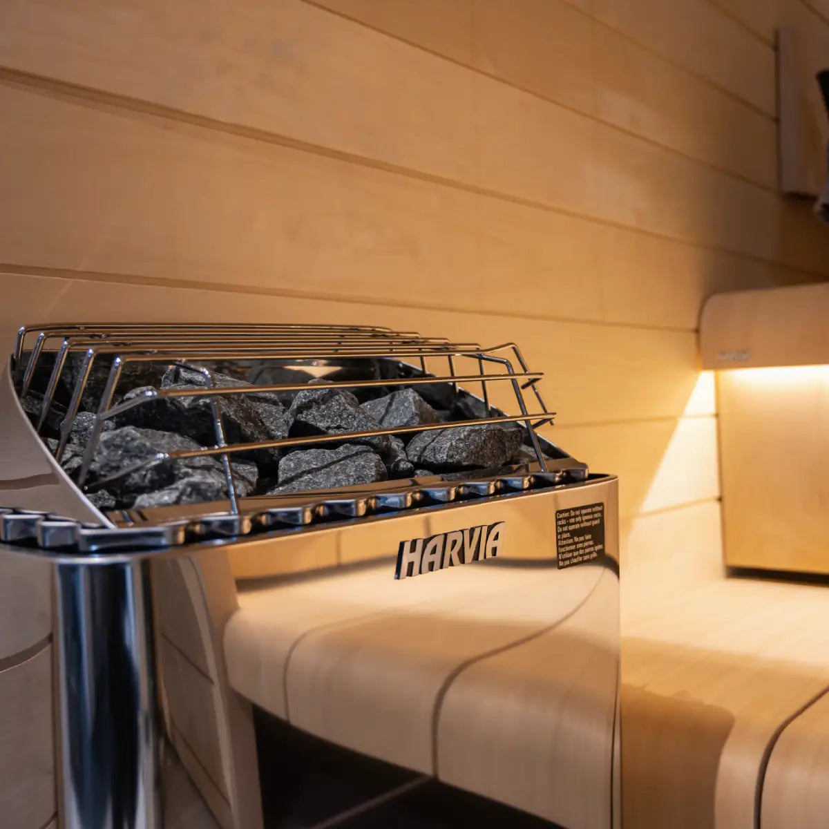 Harvia KIP80B 8KW Electric Sauna Heater with Built-In Controls