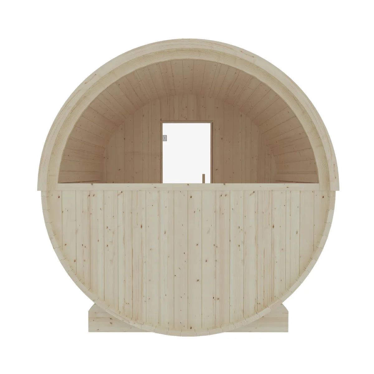 Helsinki Finnish Barrel Sauna with Terrace and WiFi Heater - Finnish Sauna Builders