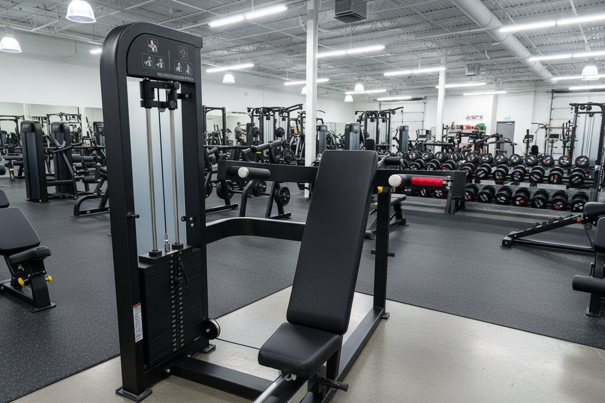 SFE Adjustable Chest & Shoulder Press with 200 lb Weight Stack