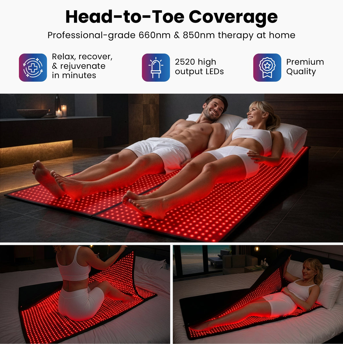 iReliev FullGlow™ 360 Full-Body Red & Near-Infrared Light Bag