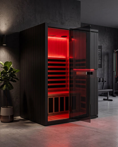 SaunaBox® Solara 2-Person: Full Spectrum Infrared Sauna