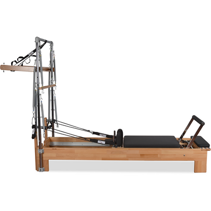 Private Pilates Premium Wood Reformer-Tower Bundle