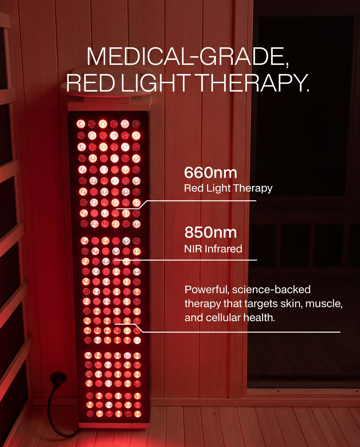 SaunaBox® Solara 2-Person: Full Spectrum Infrared Sauna