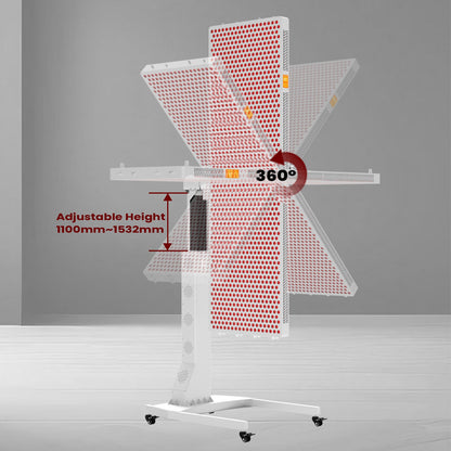 VitalGlow Apex Full Body Red Light Therapy Panel – 720 Dual-Chip LED, 8-Wavelength, Bluetooth