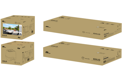MSpa Oslo Frame Series 6-Person Hot Tub