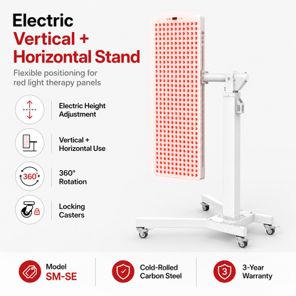 iReliev Red Light Panel Rolling Stand for 1500W, 2160W & 2400W