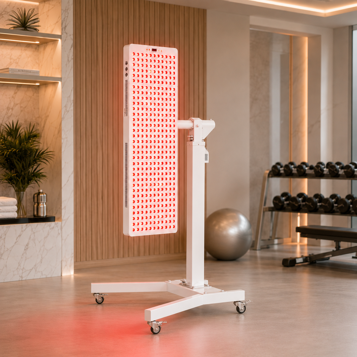iReliev Red Light Panel Rolling Stand for 1500W, 2160W & 2400W