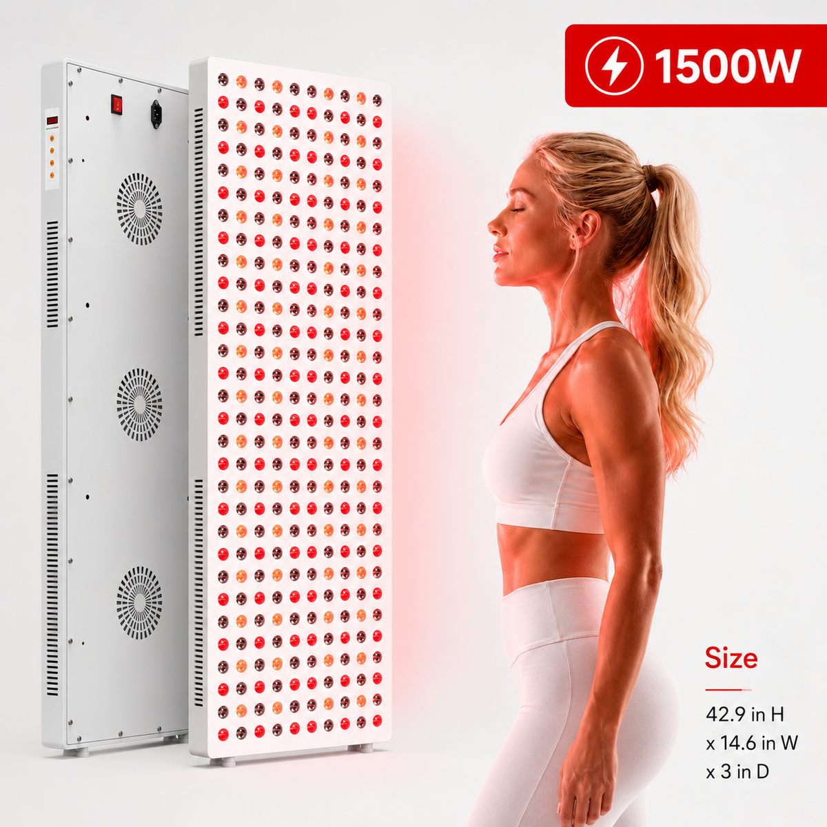 iReliev Full-Body Red & Near-Infrared Light Panel