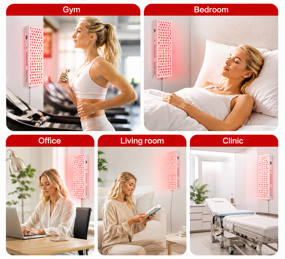 iReliev Full-Body Red & Near-Infrared Light Panel