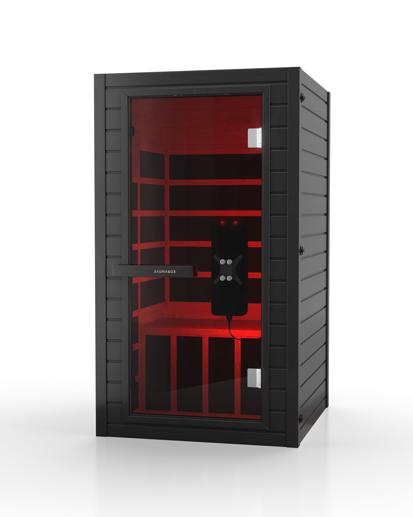 SaunaBox® Solara: 1-Person Full Spectrum Infrared Sauna