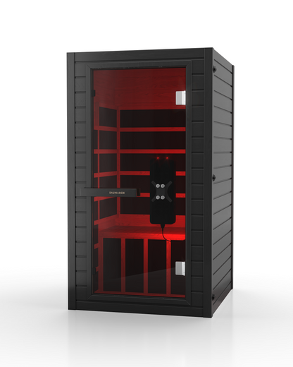 SaunaBox® Solara: 1-Person Full Spectrum Infrared Sauna