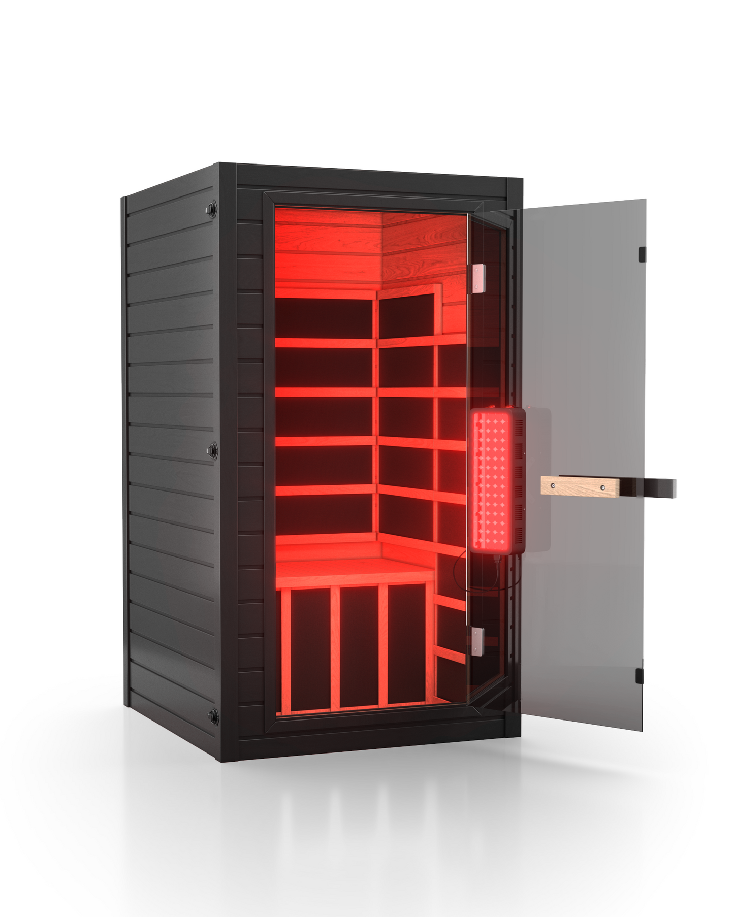 SaunaBox® Solara: 1-Person Full Spectrum Infrared Sauna