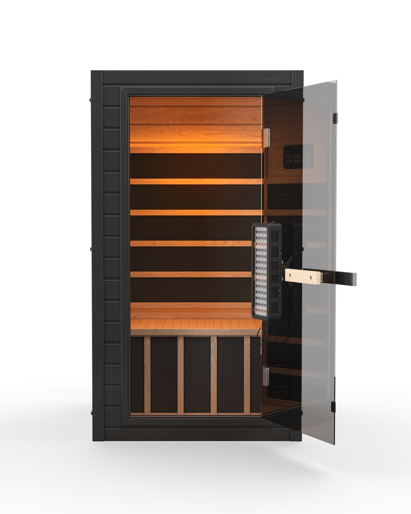 SaunaBox® Solara: 1-Person Full Spectrum Infrared Sauna