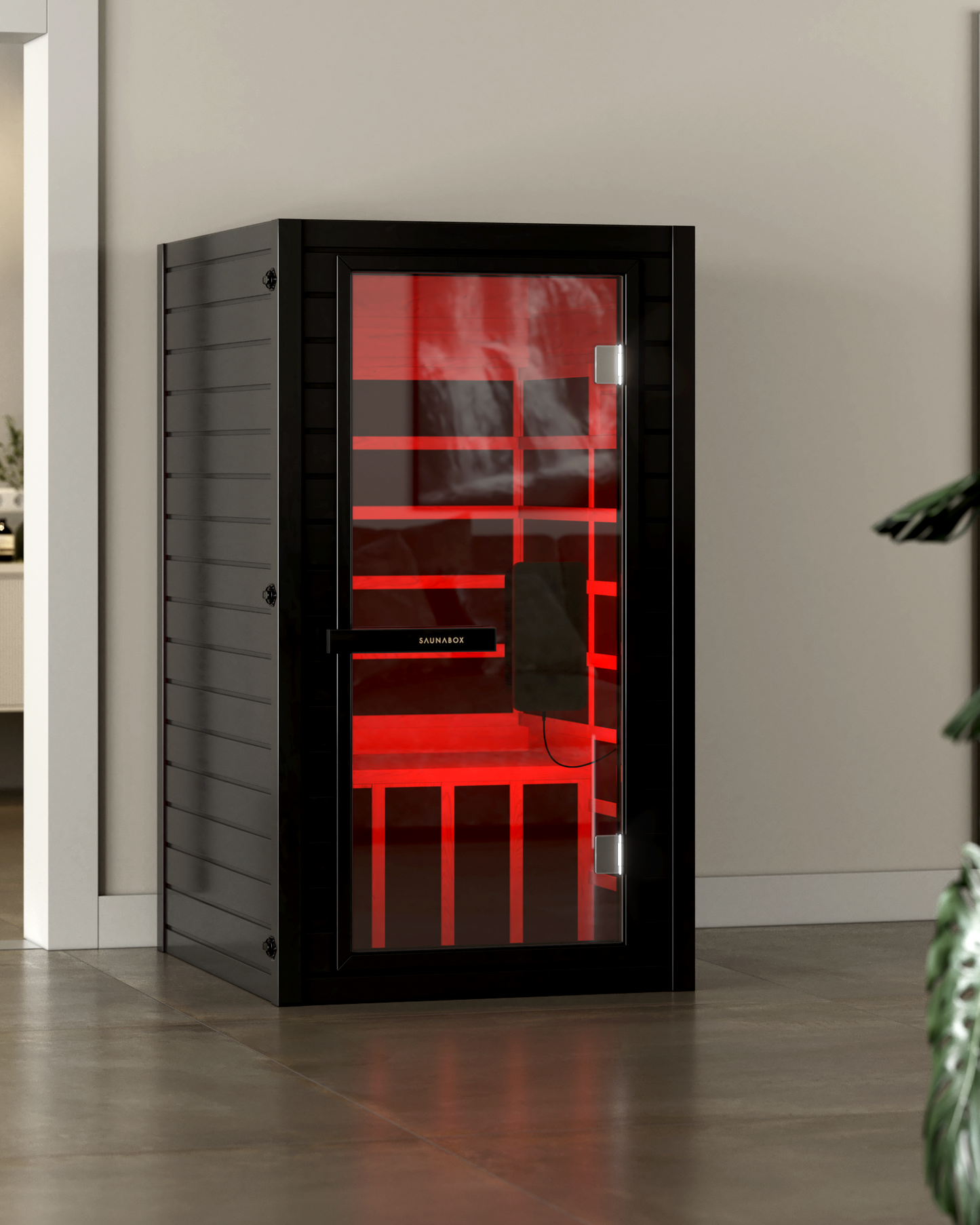 SaunaBox® Solara: 1-Person Full Spectrum Infrared Sauna