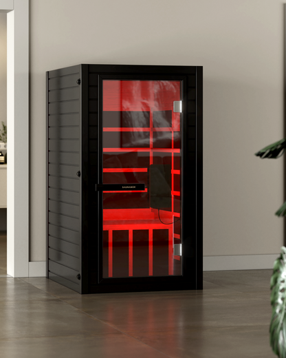 SaunaBox® Solara: 1-Person Full Spectrum Infrared Sauna