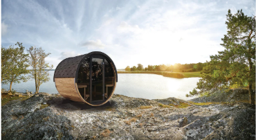MrSteam Barrel Haus Outdoor Sauna Kit