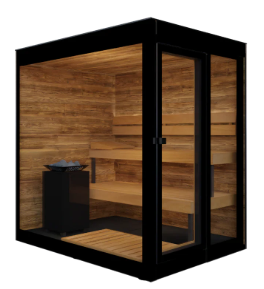 Thermasol Vera Glass Outdoor Sauna for 2–3 People