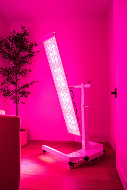 Renew Red Light Panorama Panel – Red, NIR & Blue Light Therapy, Adjustable Stand, Full-Body Coverage