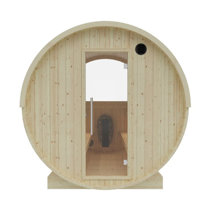 Tampere Finnish Barrel Sauna with WiFi Heater - Finnish Sauna Builders