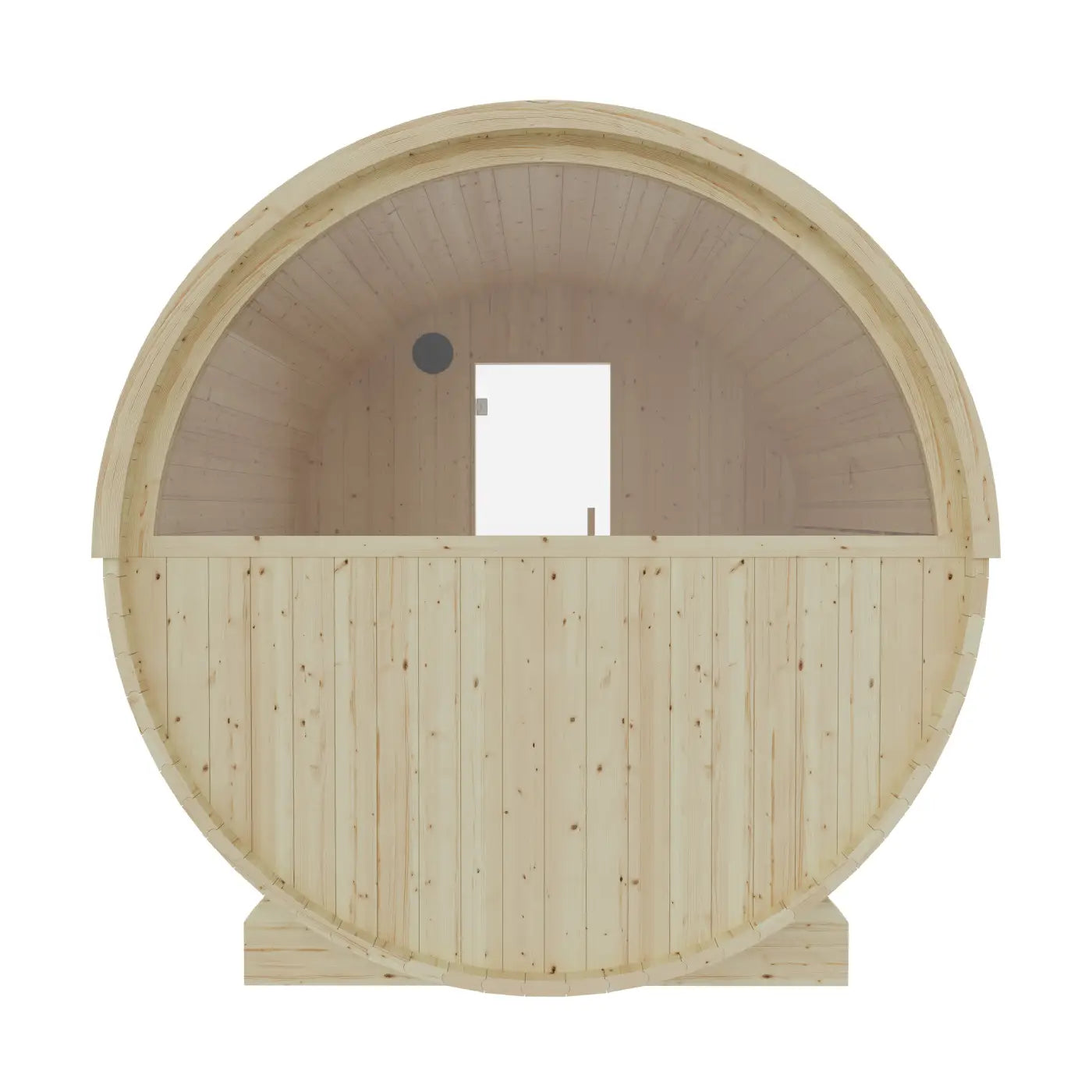 Tampere Finnish Barrel Sauna with WiFi Heater - Finnish Sauna Builders