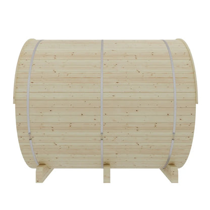Tampere Finnish Barrel Sauna with WiFi Heater - Finnish Sauna Builders