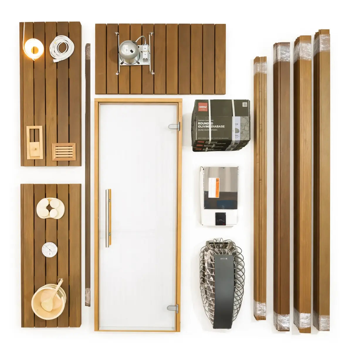 Carbon Smart Saunas - 7' x 9' x 8' - by Finnish Sauna Builders