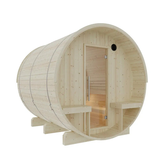 Turku Finnish Barrel Sauna with Terrace and WiFi Heater