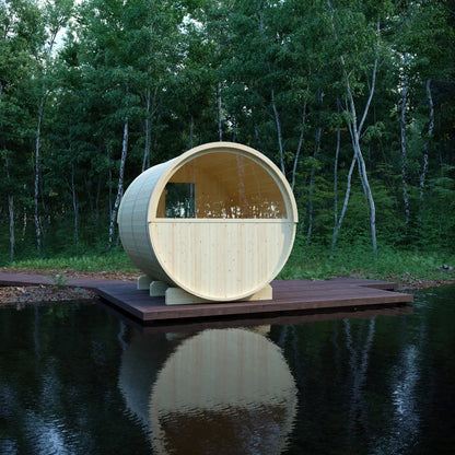 Vassa Finnish Barrel Sauna with WiFi Heater