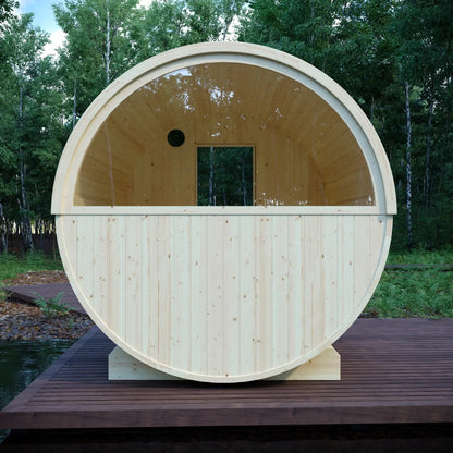 Vassa Finnish Barrel Sauna with WiFi Heater