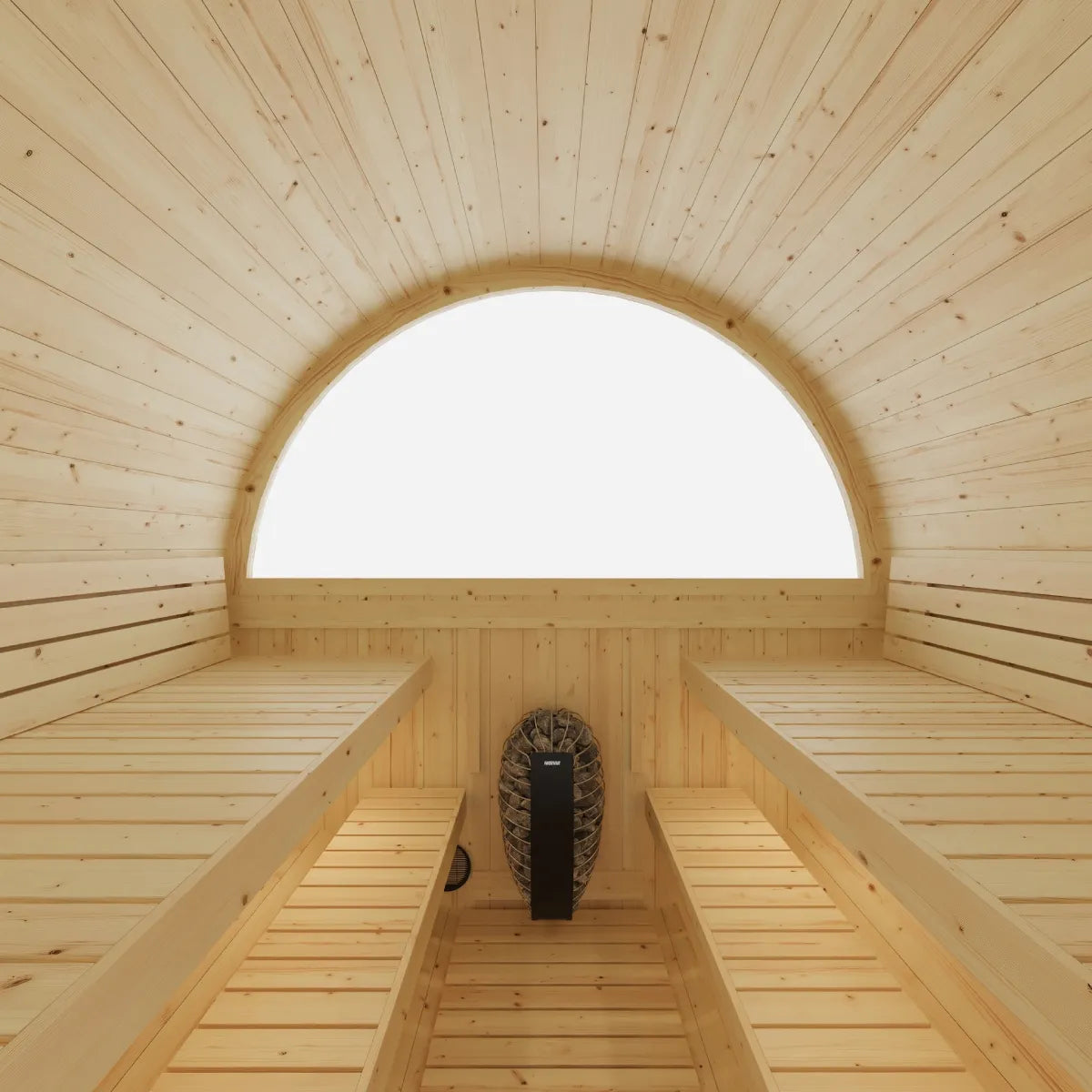 Vassa Finnish Barrel Sauna with WiFi Heater
