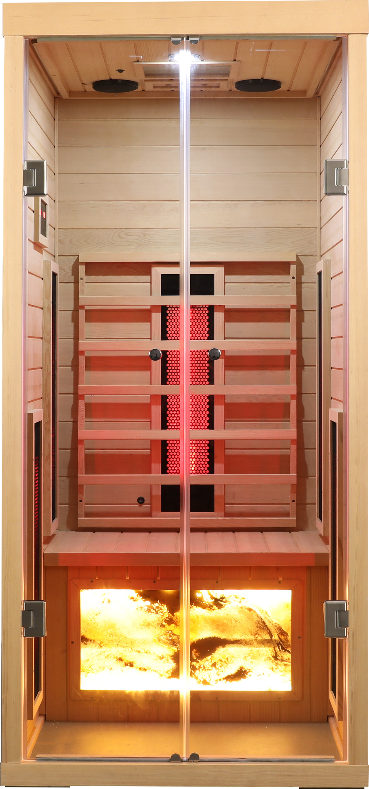 One-Person Hemlock Infrared Sauna