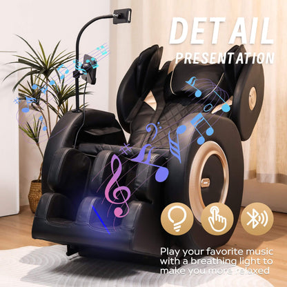 Tranquil Zero-Gravity Massage Chair with Heat & Bluetooth