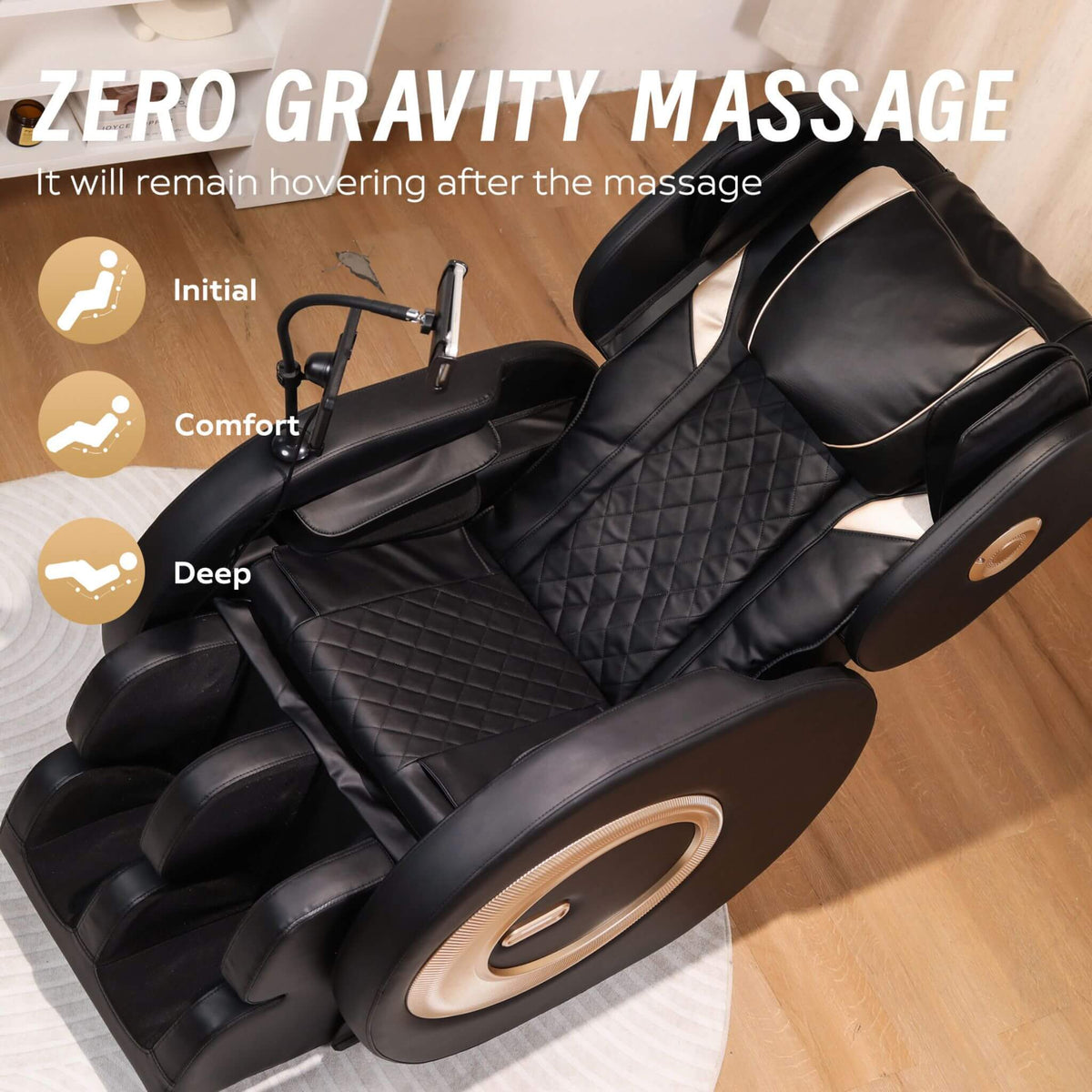 Tranquil Zero-Gravity Massage Chair with Heat & Bluetooth
