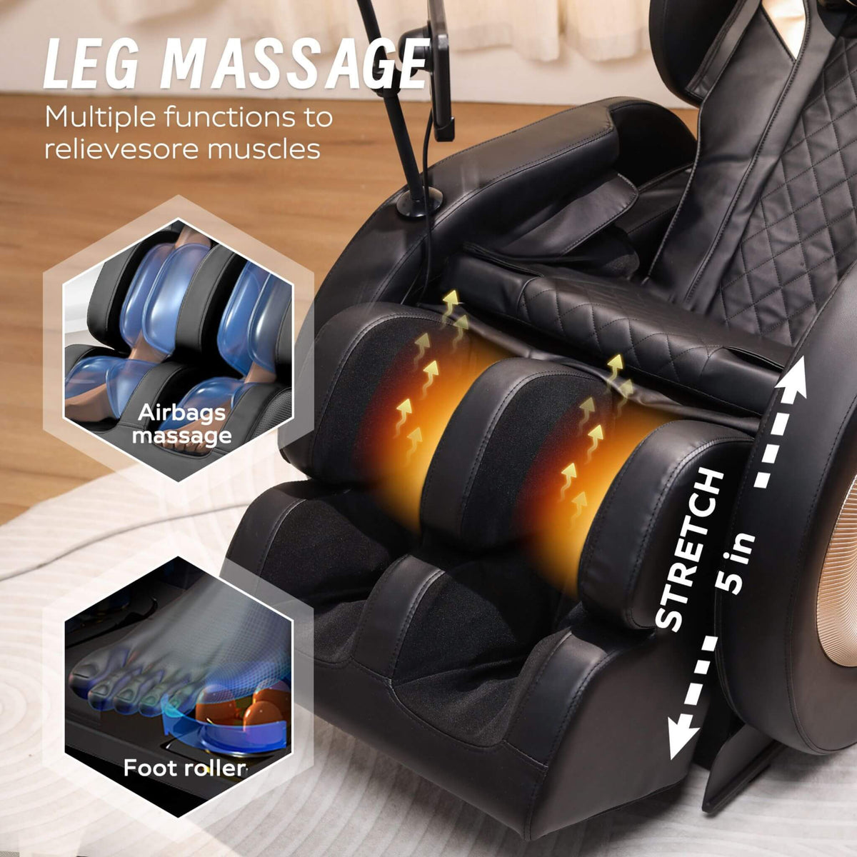 Tranquil Zero-Gravity Massage Chair with Heat & Bluetooth