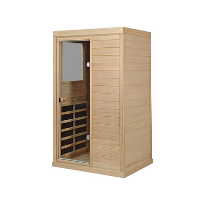 Canadian Hemlock 1-Person Far Infrared Sauna