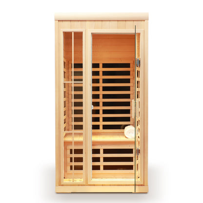 Deluxe One-Person Far Infrared Hemlock Sauna
