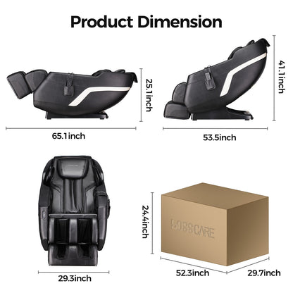 SL Track Full Body Massage Chair Recliner – Airbag Massage | PU Leather