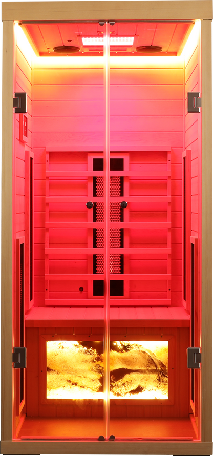 One-Person Hemlock Infrared Sauna