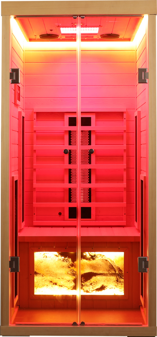 One-Person Hemlock Infrared Sauna