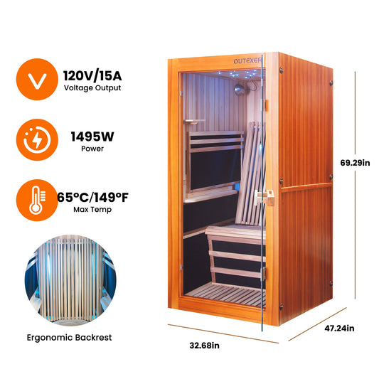 HOSAUNA Premium Indoor Home Sauna