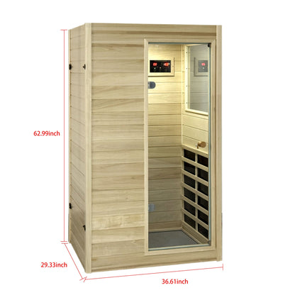 XY-909MB-R Far Infrared Sauna Room with Bluetooth Audio