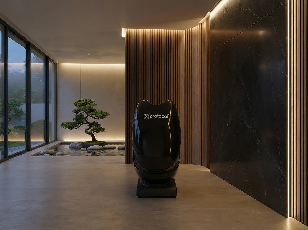 The Cocoon – Full-Body Infrared Sauna, Red Light & PEMF Recovery Pod